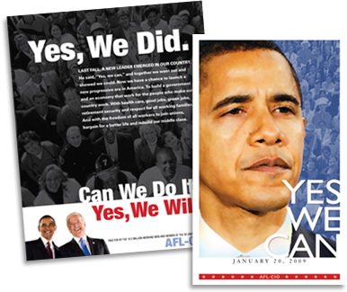 AFL-CIO Obama Election Victory Materials